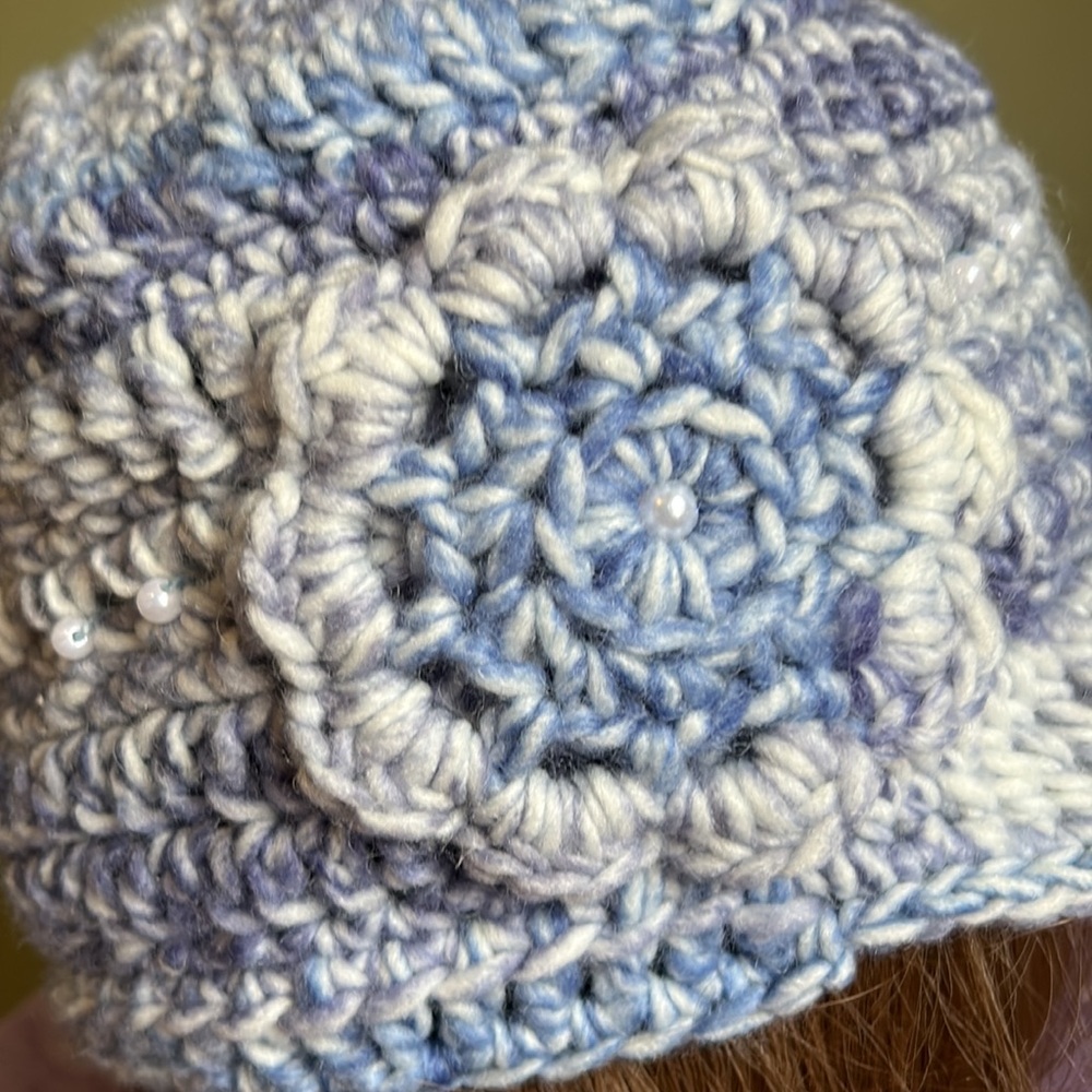 Crochet flower soft soft foam acrylic yarn medium new - Picture 2 of 7